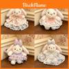 Plush Bunny Doll With Removable Dress For Girls Kids Playroom Decor