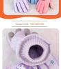 Children's Winter Ski Gloves: Thick, Cold-Proof, Waterproof, Windproof, Non-Slip, Warm Cotton for Ages 3-17.