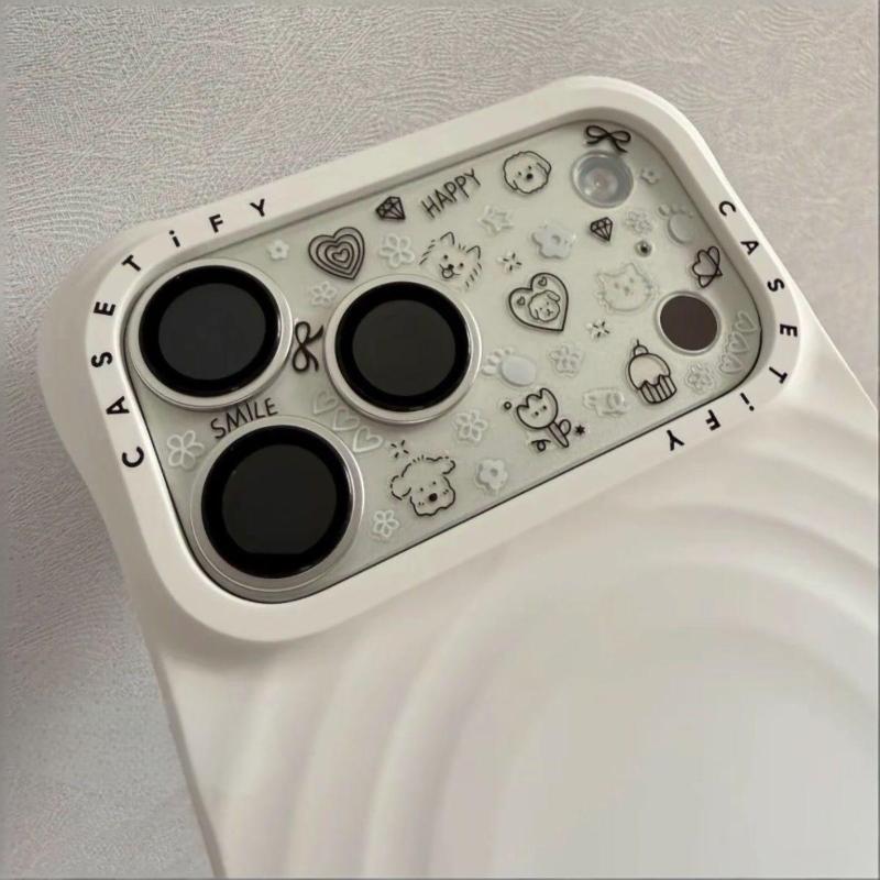 Trendy And Cute Korean-Style Cartoon Graffiti Dog Stickers For Diy Decoration, Suitable For 17-Inch Phone Cases
