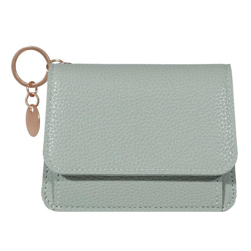 Vintage Solid Color Short Wallet, Portable Bifold Coin Purse, Women's Credit Card Holder