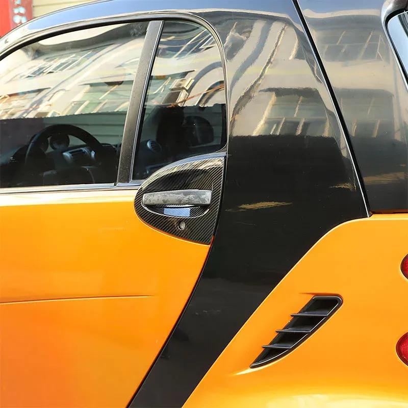 For Mercedes-Benz Smart 451 Fortwo 2009-2015 ABS Car Door Bowl Decorative Protective Cover Trim Car Styling