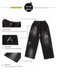 Boys' 2025 Autumn Jeans: Fashionable Wide-Leg Pants for Middle and Big Kids