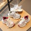 Girls sports shoes boys fashion dad shoes 2025 spring and autumn new children's running shoes mesh breathable casual shoes