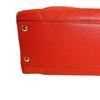 Michael Kors A4 Compatible Shoulder Bag Handbag Leather Red Women Used