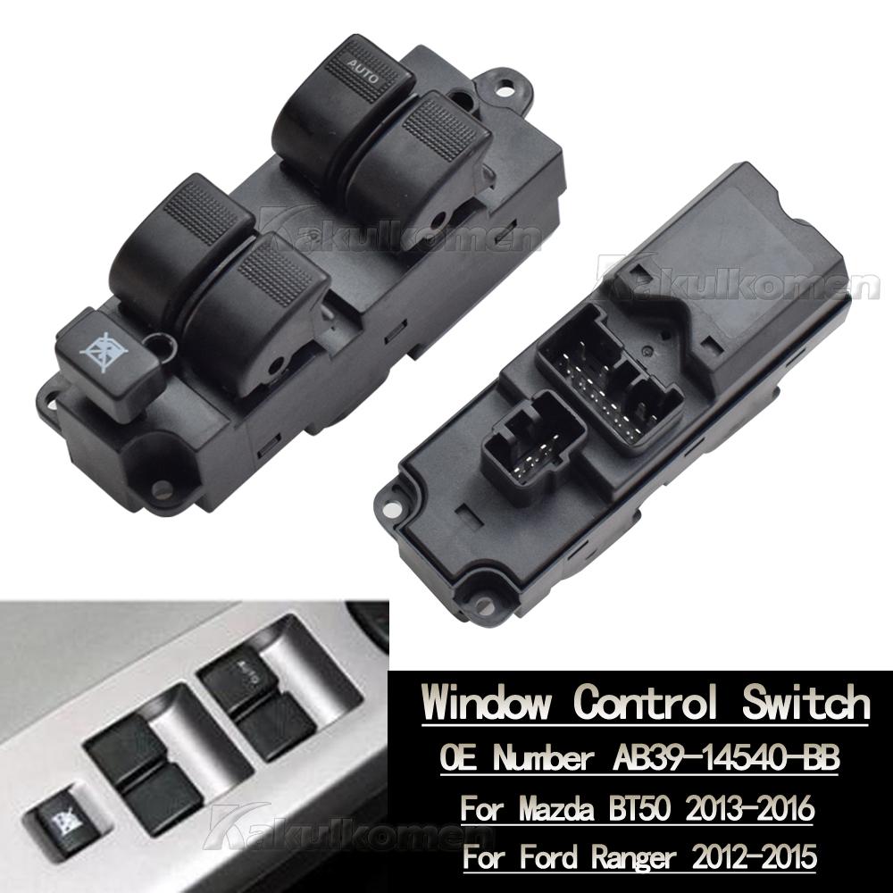 For Ford Ranger Mazda BT50 2012-2016 Left Right Electric Window Switch Glass Lifter Control Button AB39-14540-AB AB39-14540-BB Left Hand Drive