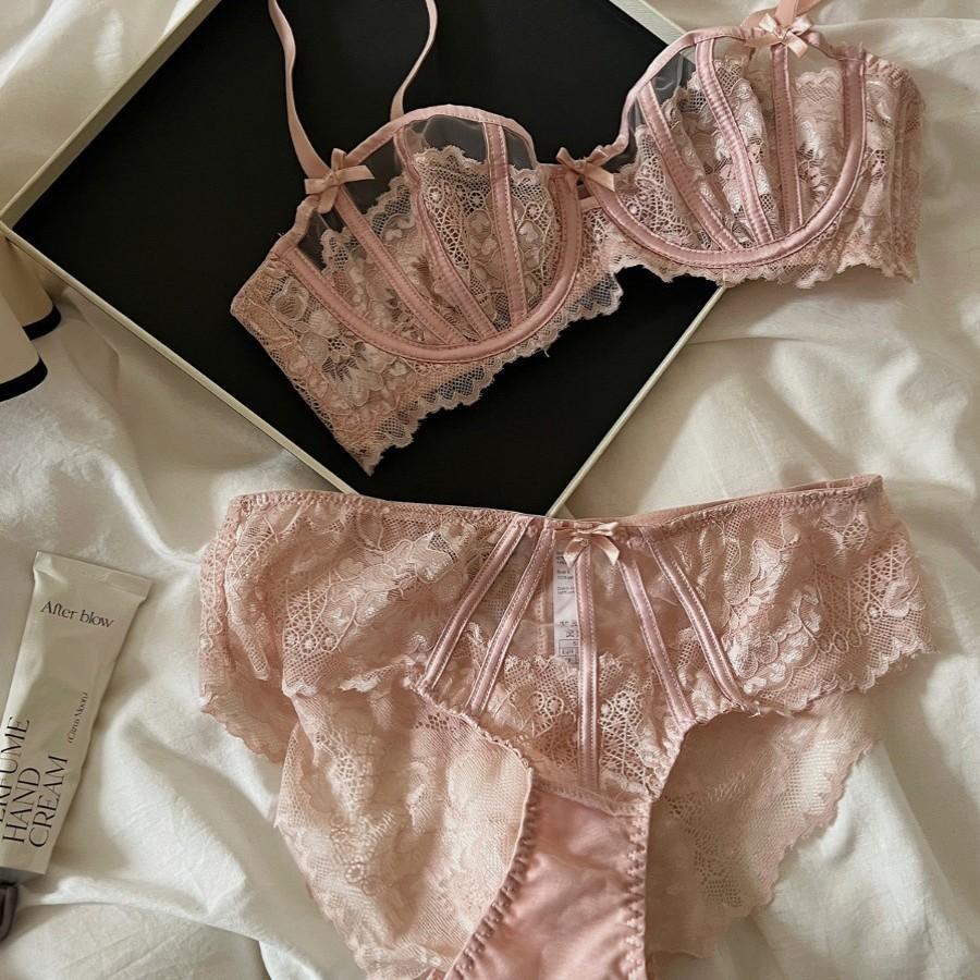 Ladies Summer Thin Fashion Small Shell Sexy Lace Mesh Breathable Underwear