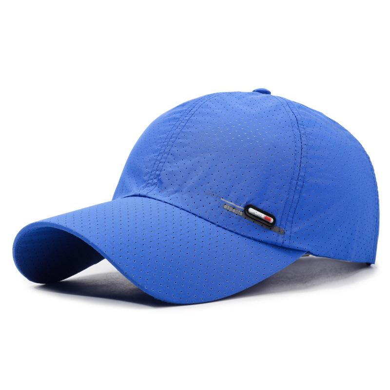 Summer breathable visor short brim baseball cap quick drying hat outdoor beach sun protection cap trendy hat
