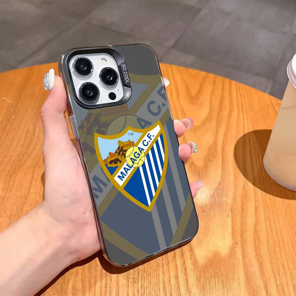 COOL M-Malaga C-CF Phone Case For iPhone17 16 15 14 13 12 Pro Max Grey Black Matte Laser Metallic Aurora Funda