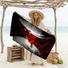 Torres Flames Beach Towel High Absorbency & Quick-Dry Comfortable Lightweight Perfect for Traveling Yoga Camping and Swimming