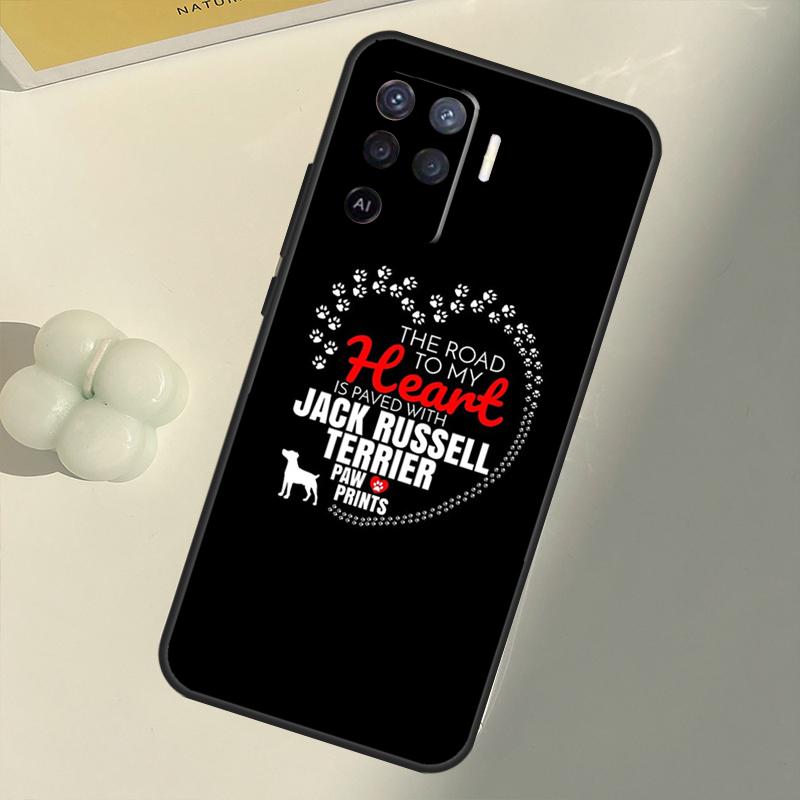 Jack Russell Terrier Dog Case For OPPO A53 A53S 2020 A5 A9 A31 A52 A72 A94 A74 A54 A83 A91 A93 A16 A15 Back Coque