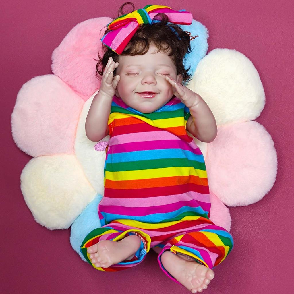 18 Inch Rebirth Doll RebornBaby Glue Body Simulation Baby Doll