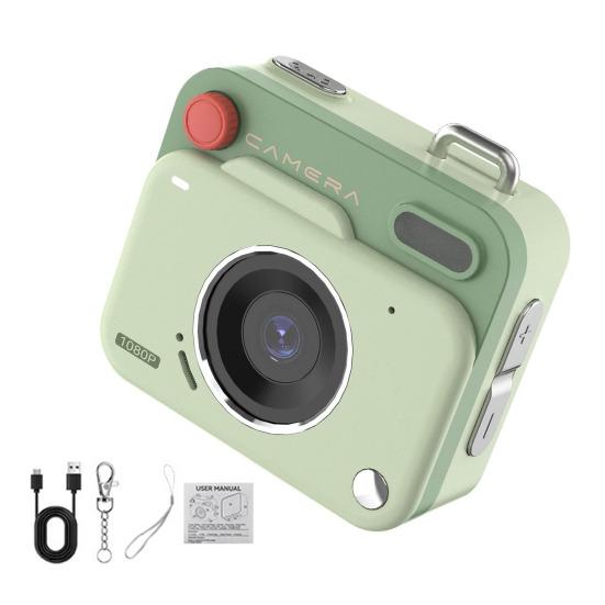 Mini digitální fotoaparát s 1,77palcovým IPS displejem 1080P Retro CCD fotoaparát s poutkem Nahrávání videa Pořizování fotografií Děti Dospělí Palcový fotoaparát Hračka