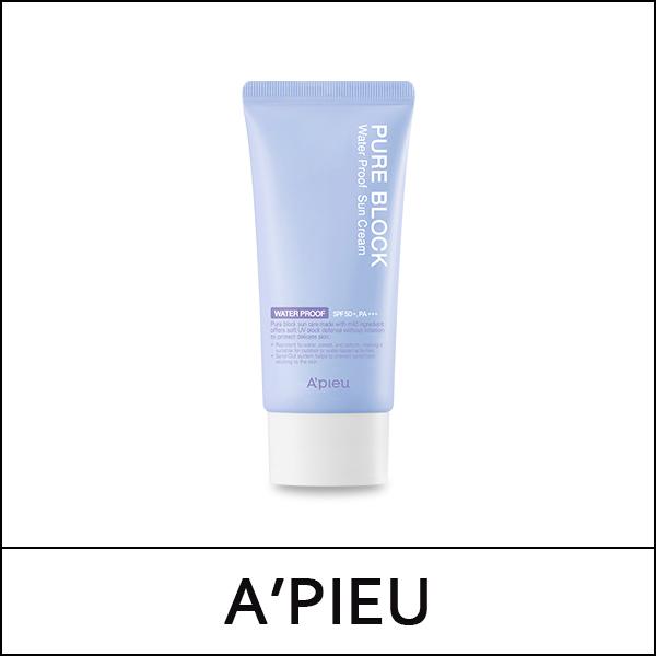 

[A Pieu] (л.с.) Солнцезащитный крем Pure Block Natural Water Proof 50 мл / Срок годности 2026.06