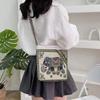 Elephant Hobo Women Messenger Shoulder Bag Handmade Embroidered Wide Adjustable Straps Large