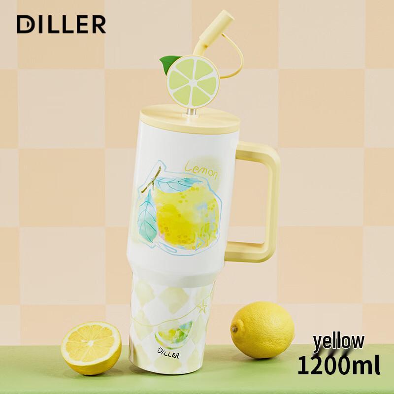 Diller Large Capacity Insulated Straw Tumbler