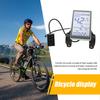 Display per bici elettrica 5 pin 24 V 36 V 48 V 60 V Contachilometri per bici Pannello LCD universale per scooter Schermo 31,8 22,2 mm Misuratore di potenza per bici elettrica