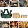 Portable Alcohol Stove Mini Burner for Outdoor Camping Cooking Picnic (Bluestone Green)