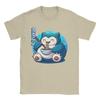 T-Shirt Cute Normal Creature Eating RaP-Pokemon Fashion Cotton Tees Short Sleeve T Shirt Round Collar Tops Gift Idea Unisex
