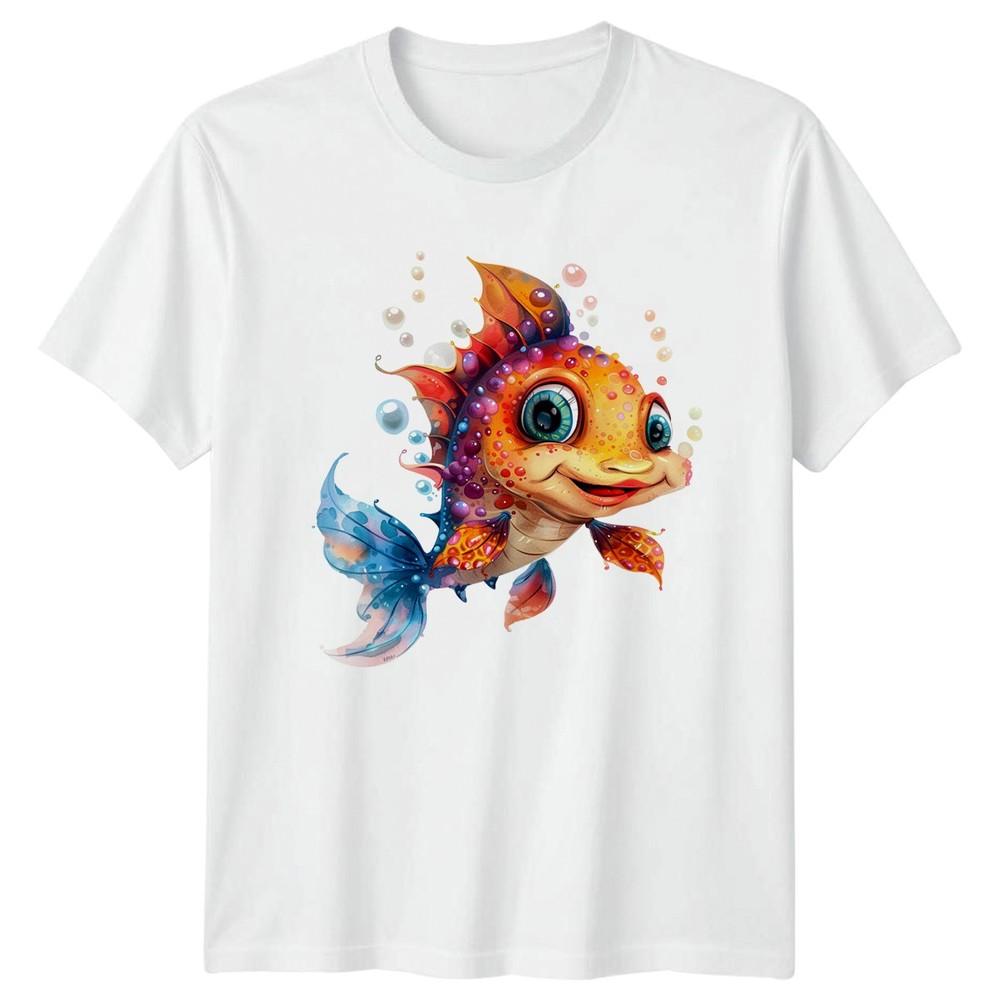 Colorful Fish TShirt Underwater Nature Gift For Him And Her S