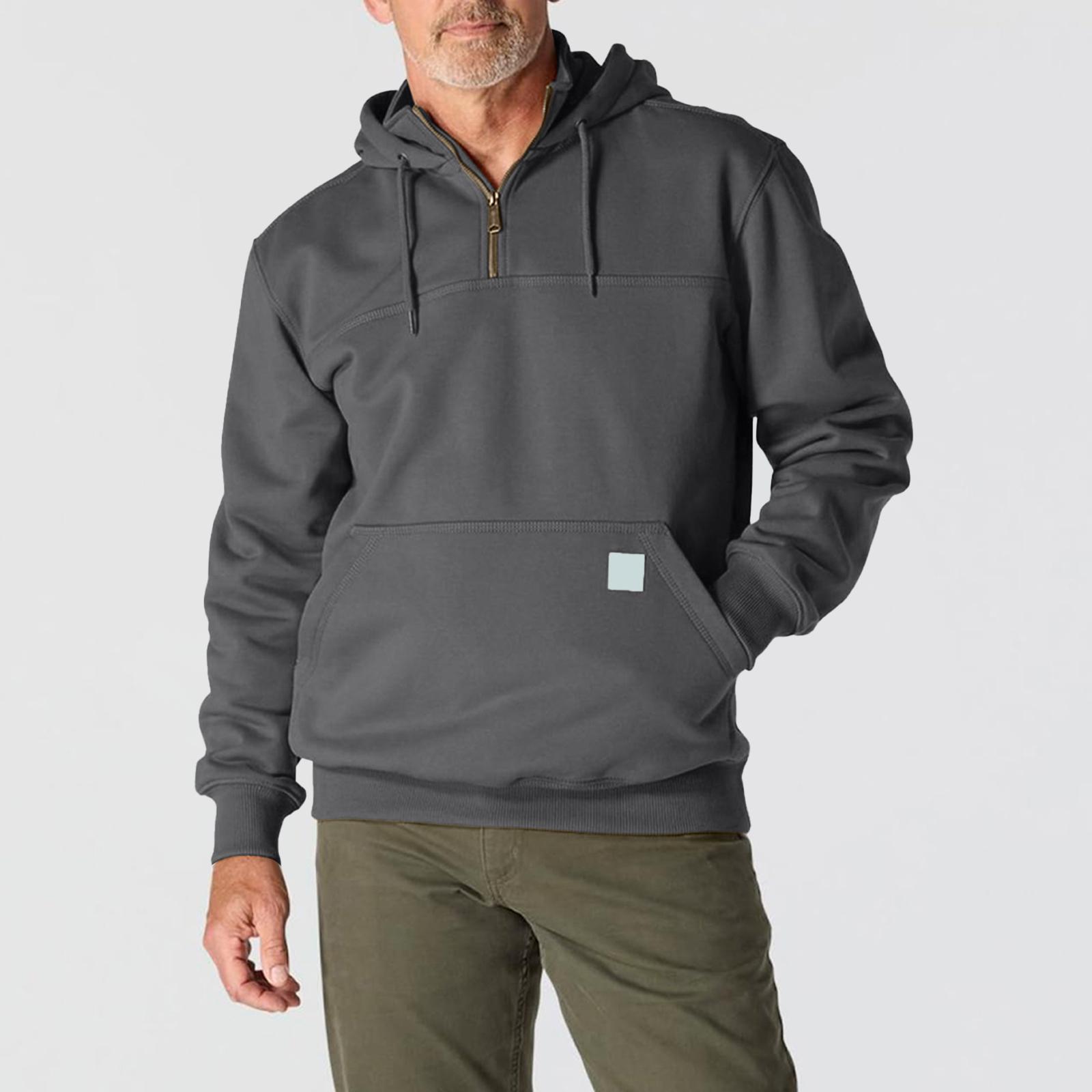 

Мужские повседневные модные пуловеры с длинным рукавом свободного кроя, худи для тренировок и спорта XL