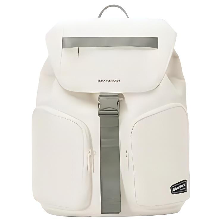 Skechers 19L Large Capacity Trendy Practical Water-Resistant Lightweight Fabric Backpack Unisex Backpack Gardenia L325U063-01B4 Gardenia