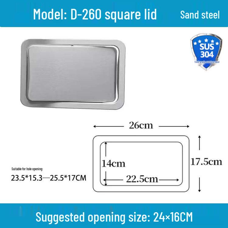 Runder versenkbarer Mülleimer mit Schwingdeckel für die Arbeitsplatte