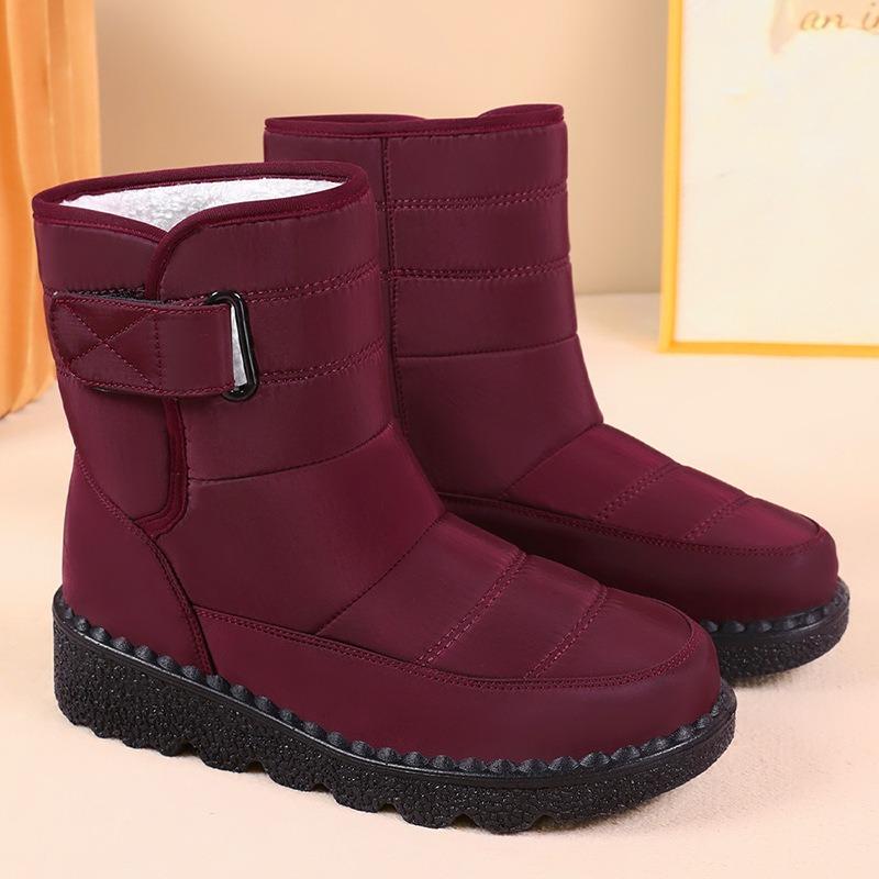 Cotton Boots Winter New Velvet Thickened High-top Cotton Shoes Outdoor Travel Snow Boots Large Size Long Women's Boots