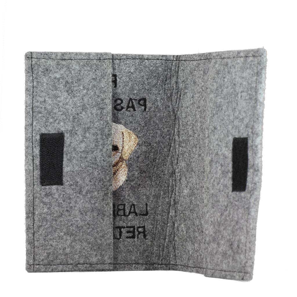 Labrador Retriever - Dog passport case, document case, gift for the traveller from the Art-Dog brand