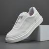 Cross-Border Boys High-End Light Luxury White Board Shoes Men'S Small White Shoes Hollow Breathable Men'S Shoes Thick Sole Men'S Leisure