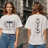 Fourth Wing DoubleSided TShirt Basgiath War College TShirt Women Tshirts High Quality Cotton Short Sleeve Graphic Vintage Tee