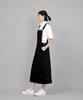 Seinteukeulu Wide Dome Overalls Skirt Wds-611 Black