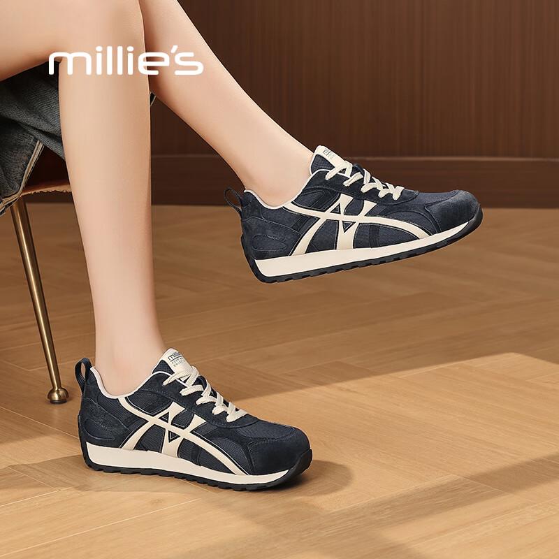 Millies Women s Breathable Thick Sole Casual Sneakers EU 37