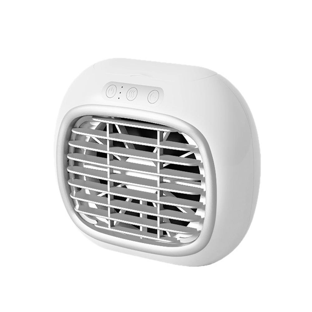 

Air Conditioner Fan 3-speed Humidifier Air Cooler Night Light 80ml Water Tank серый
