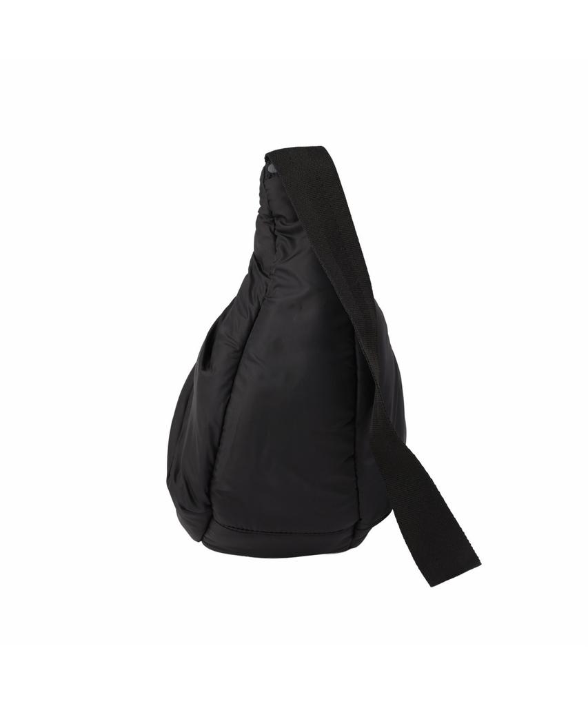 Lesportsac Classic Noir Large Crescent Shoulder Bag [1822.C395]