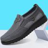 Summer men's net shoes cloth shoes thin breathable soft sole middle-aged and elderly father shoes mesh surface large size casual men's shoes