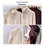 Women's Thickened Double-Sided Fleece Half-Zip Sweatshirt for Autumn and Winter