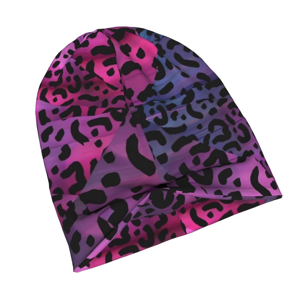 Layers of Leopard Classic Knit Hat for Adults Available in Versatile Tones Ideal for Subtle Styling During Cool Days Or Relaxed Seasons