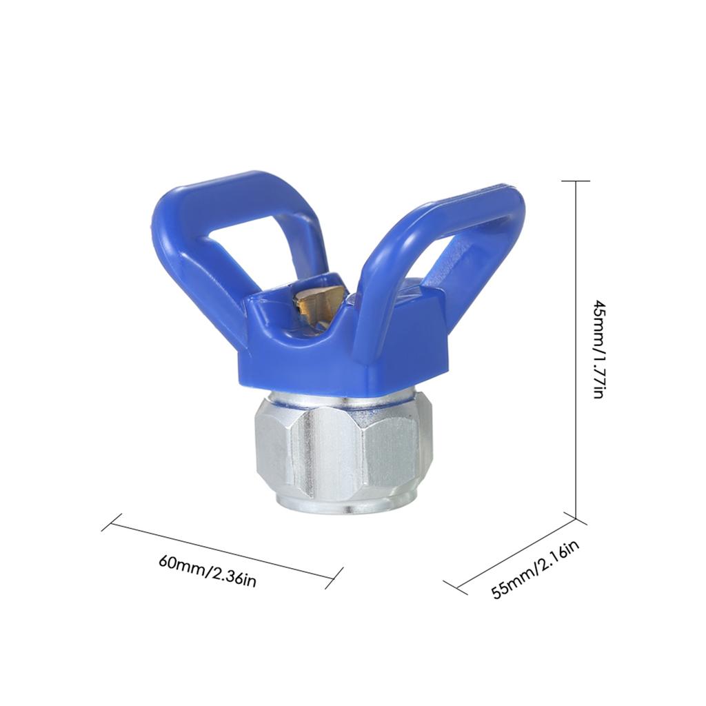 Spray Paint Accessory Universal Tool Airless Paint Spray Gun Flat Tip Nozzle Guard Seat