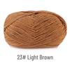 Su He 4-Strand Combed Cotton Yarn for Handmade Knitting: DIY Milk Cotton for Dolls, Cushions, and Blankets.