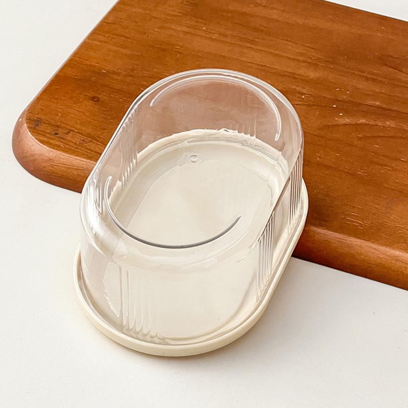 Bread Toast Storage Box Transparent Food Container Box With Lid Refrigerator Plastic Large Capacity Fresh Keeping Box