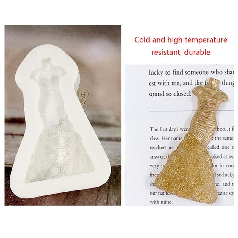 Moule Silicone Forme Mini Robe Gâteau Moule Légumes Bonbons Fudge Moule Chocolat Bloc de Glace Décorations Gâteau Dessert Français