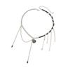 Lightweight Acrylic Bead Necklace Featuring Elegant Heart Tassels Design Ideal For Sensitive Skin All Day Use Parties