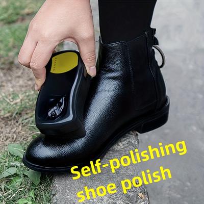 Luxury High-Gloss Wave Shoe Shine Sponge - Multi-Use High-Density Polish Applicator for Leather Shoes, Boots & Bags - Perfect Christmas Gift