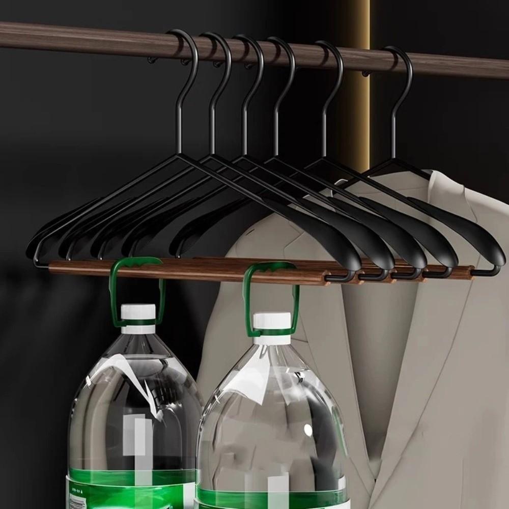 3PCS Vintage Ironwork Clothes Hanger Thickened Anti Slip Hanger Wide Shoulder Hanger  Household Use
