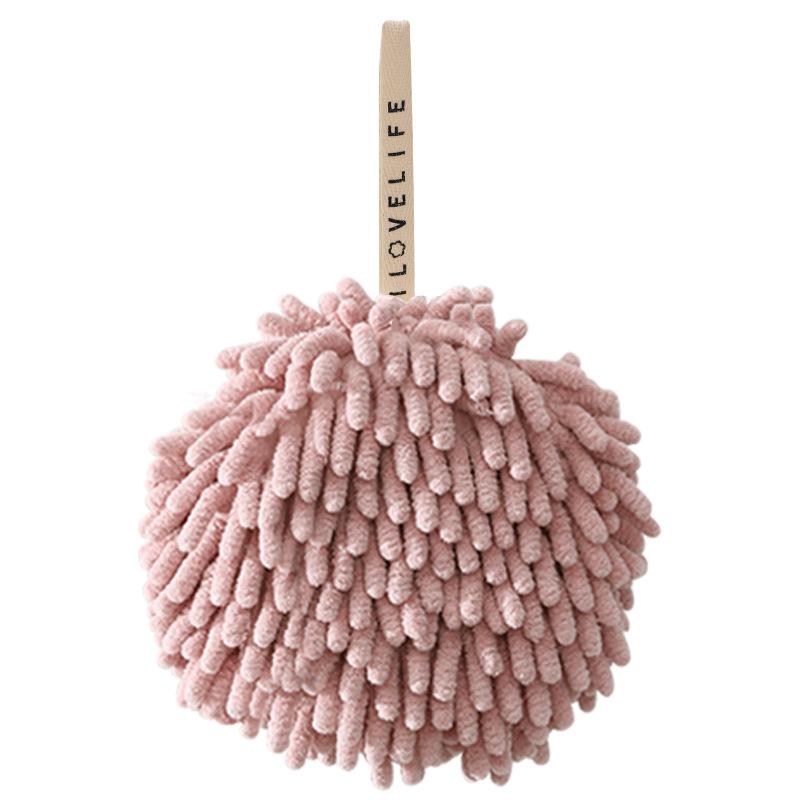 Japanese Ultra-fine Fiber Chenille Handball Cute Hanging Dry Handball Kitchen Bathroom Circular Hand Cloth