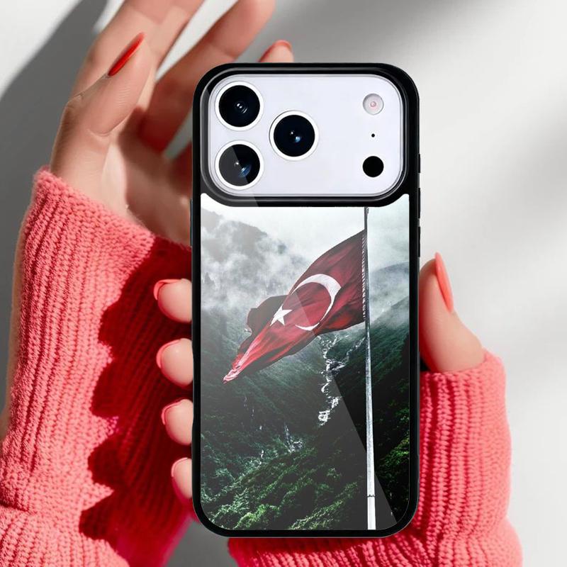 Turkey Turkish Flag Phone Case for iPhone 17 Air 16e 15 14 13 Pro Max Back Cover for 12 11 Pro Coque