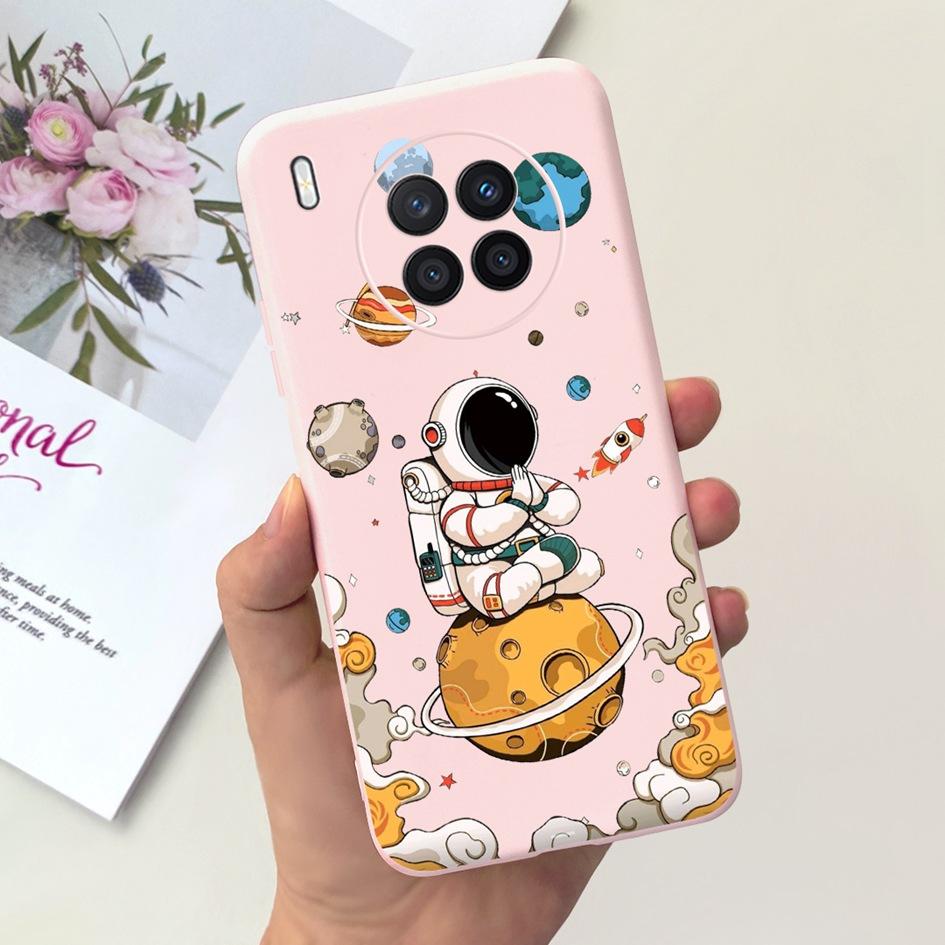 Astronaut Case For Honor 50 Lite Cover Huawei Nova 8i Funda Shockproo Soft Silicone Cute Back Cover on Nova8i Honor50 Lite Coque
