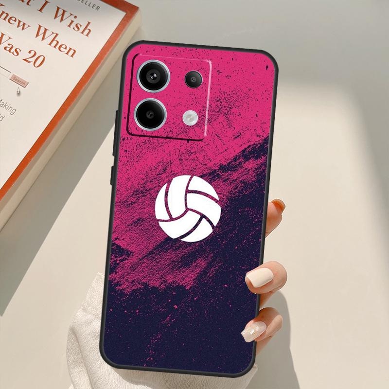 

Volleyball Sport Funda For Xiaomi Redmi Note 13 14 9 10 12 11 15 Pro Plus Case For Redmi 15 C 12C 13C 14C 10C Redmi Note 15 5G