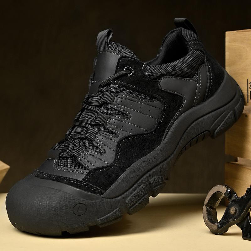Popular Ozon2025 New Hiking Shoes Men's Bag Head Soft Sole Non-slip Outdoor Casual Shoes Men's Tooling Shoes