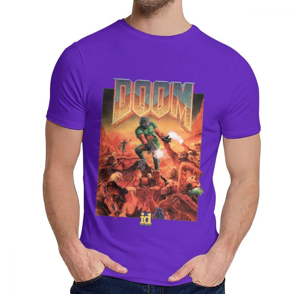 Picture Custom Doom Ii Hell On Earth 1994 T Shirt For Male Summer Cool Man 100